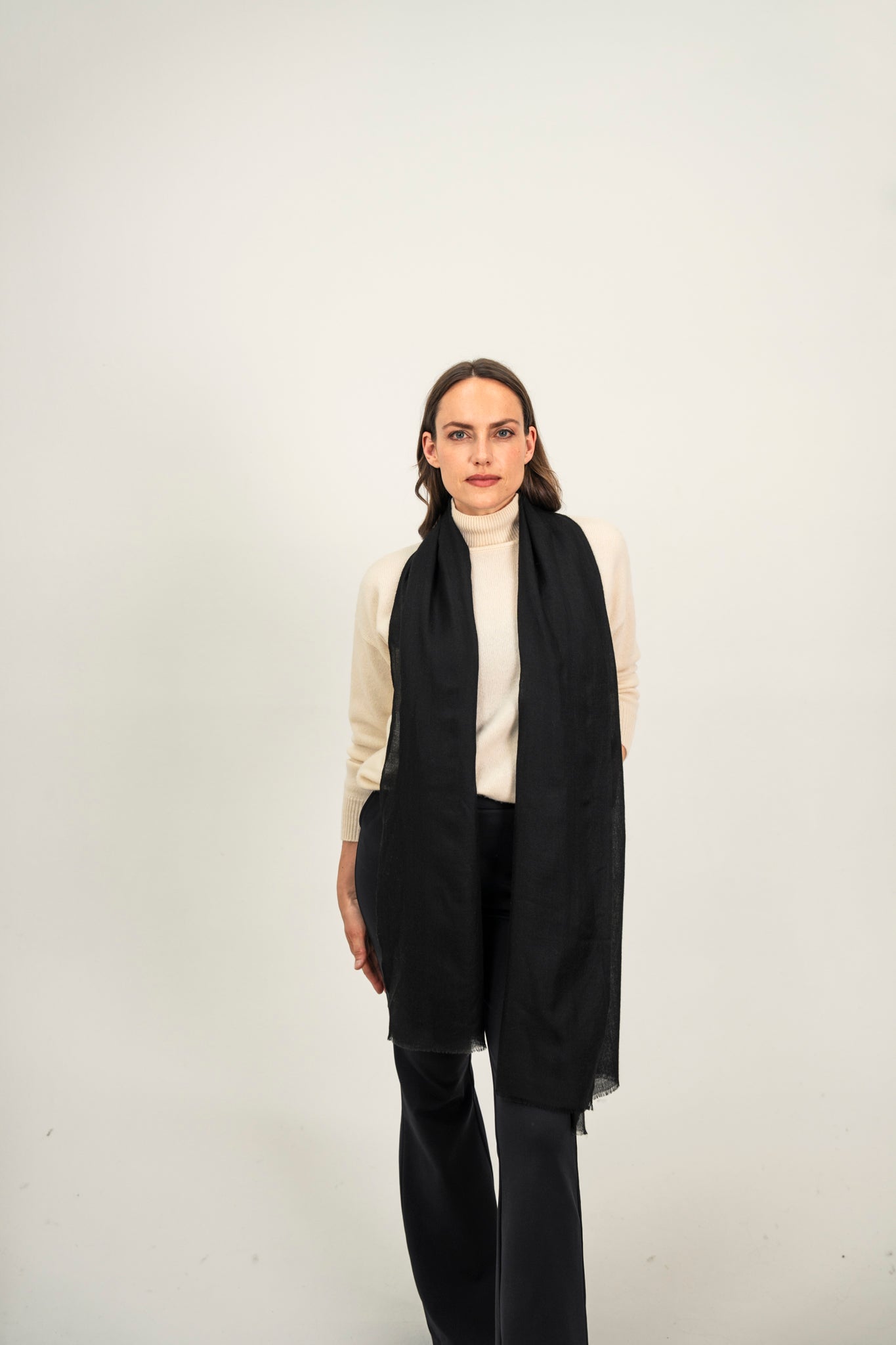 Pashmina Schal - The Breeze in Persian Black - Marici