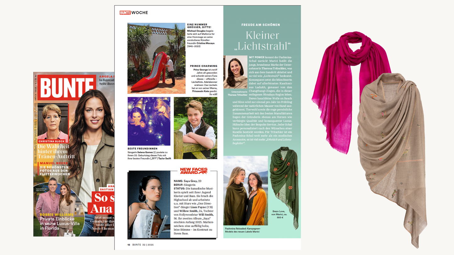 BUNTE kürt Mārīci zum Label To Watch - kleiner "Lichtstrahl"