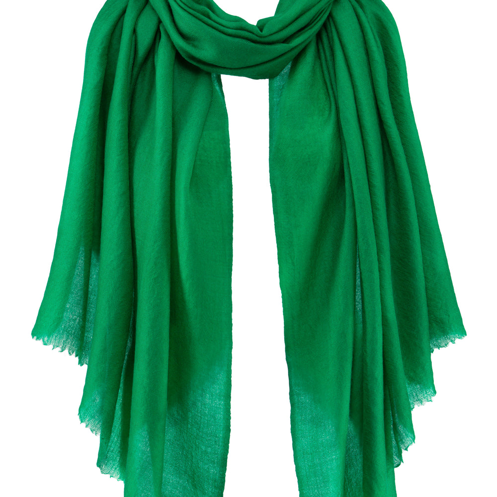 Pashmina Kaschmir Schal - The Breeze  - Timeless Emerald - Marici 