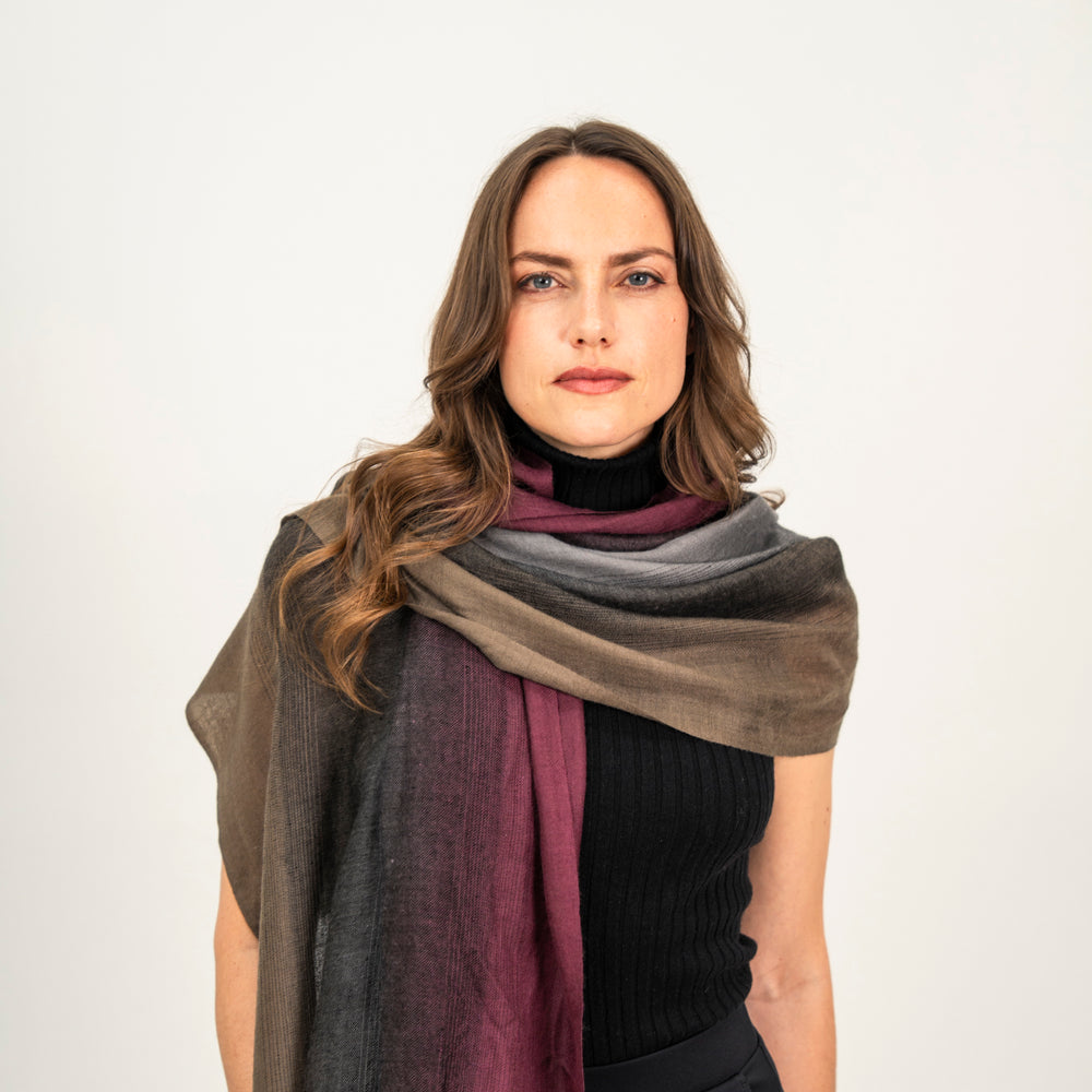 
                      
                        The Breeze Stripes Collection in Aubergine, Olive, Grey
                      
                    