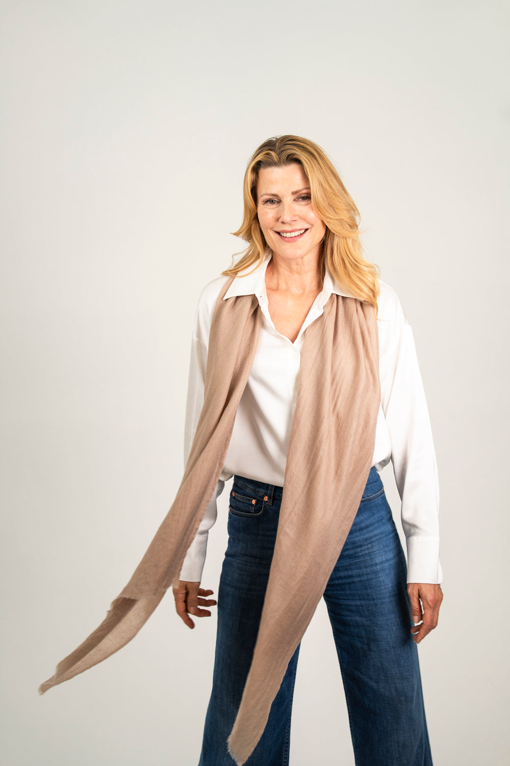 Pashmina Schal - The Breeze in Golden Champagne - Marici