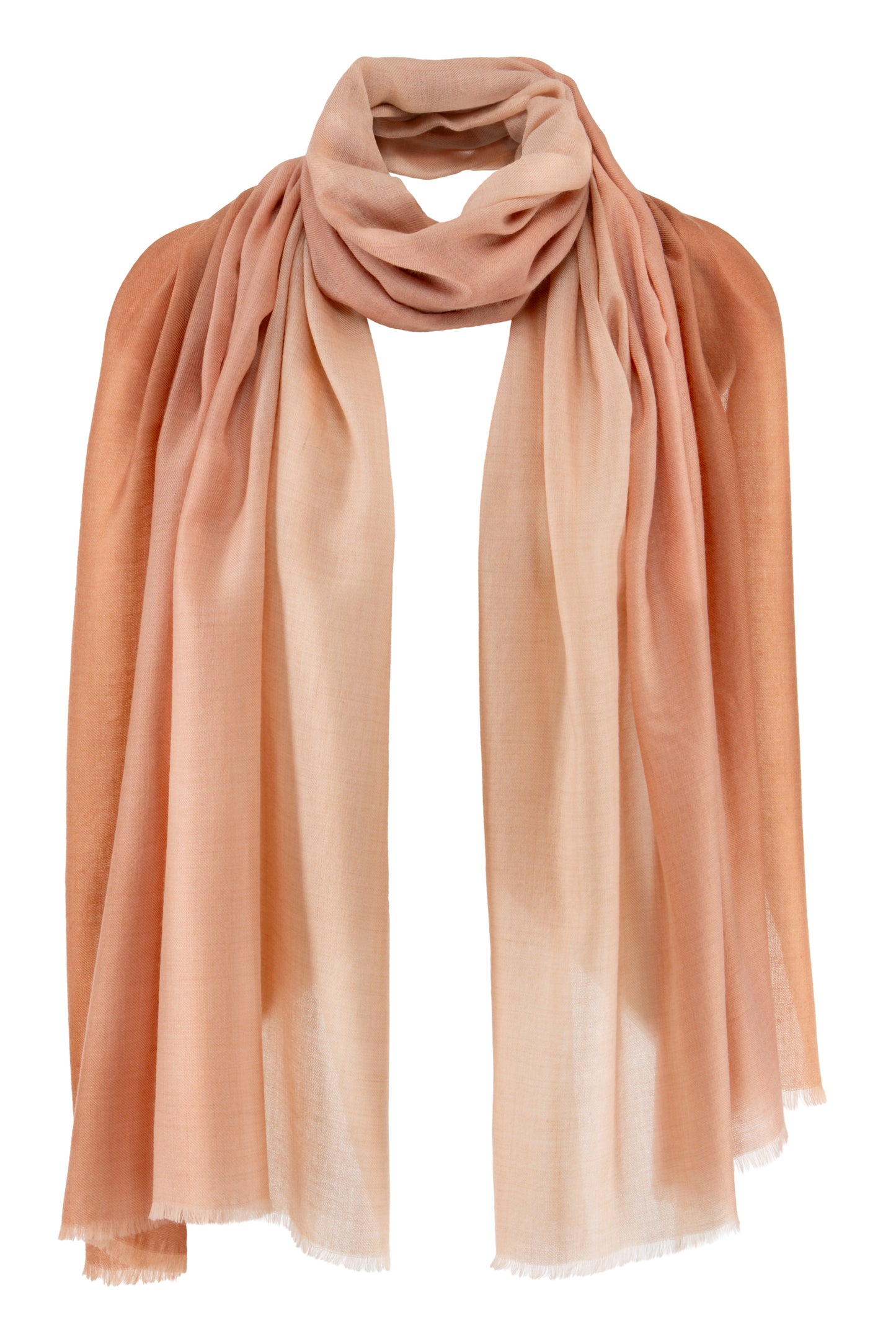 Pashmina Schal - The Breeze in Ombré Beige - Mārīci