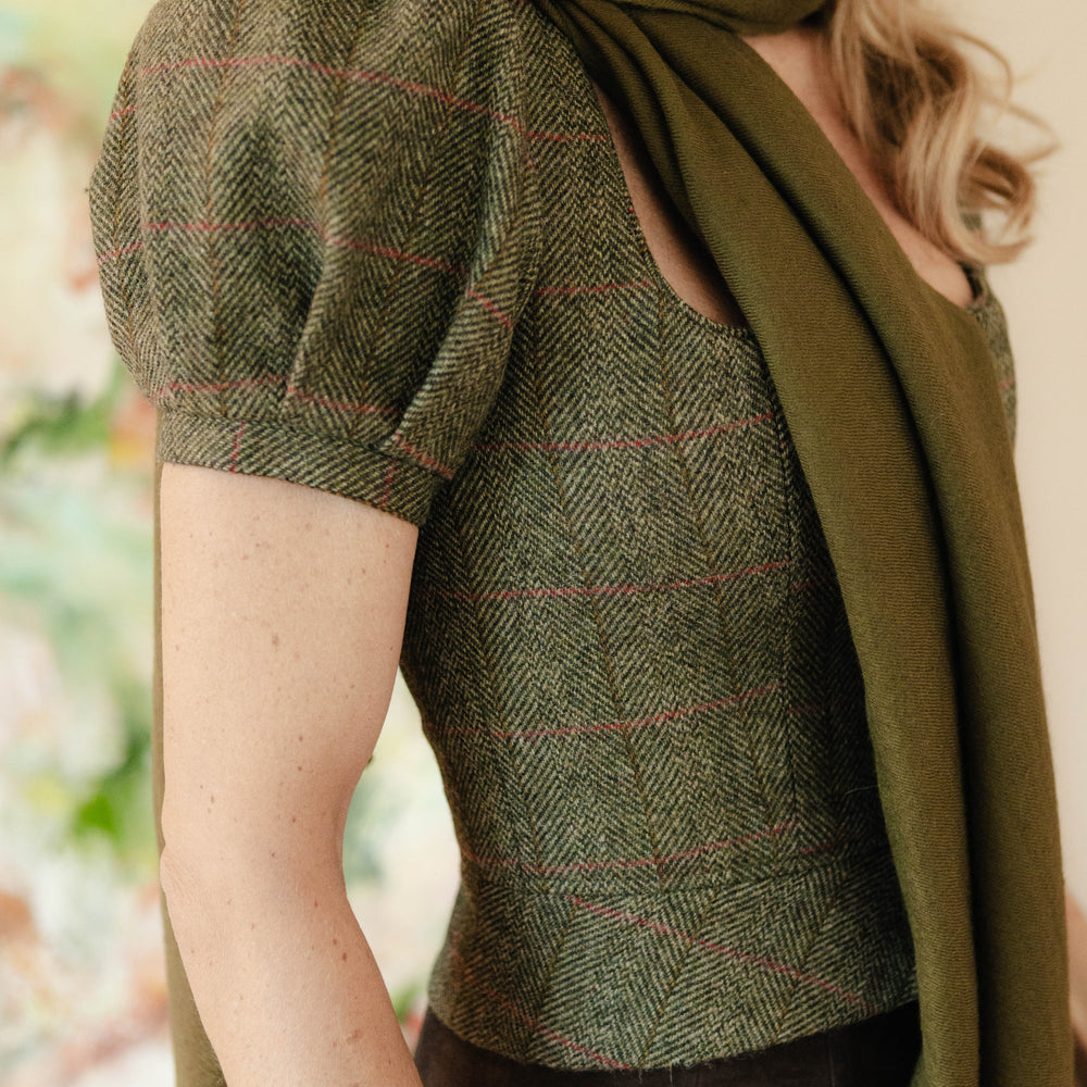 
                      
                        The Breeze in Alluring Olive | Pashmina
                      
                    
