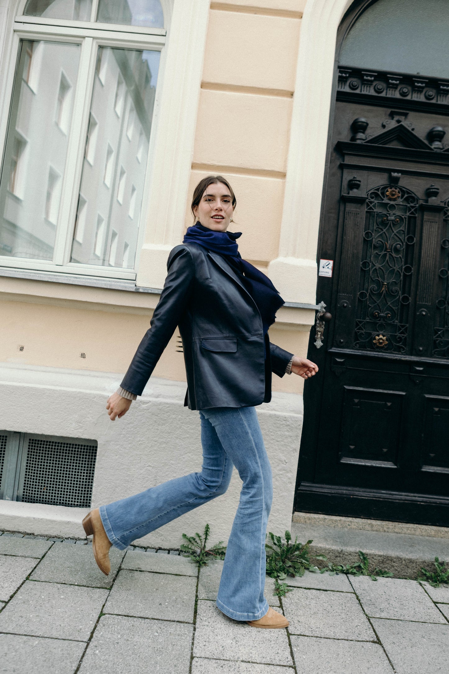 Pashmina Kaschmir Schal - The Breeze  - Ombré Indigo- Marici 